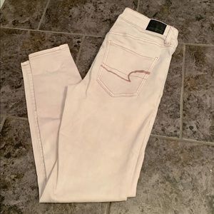 Light Pink Wash American Eagle Jeans